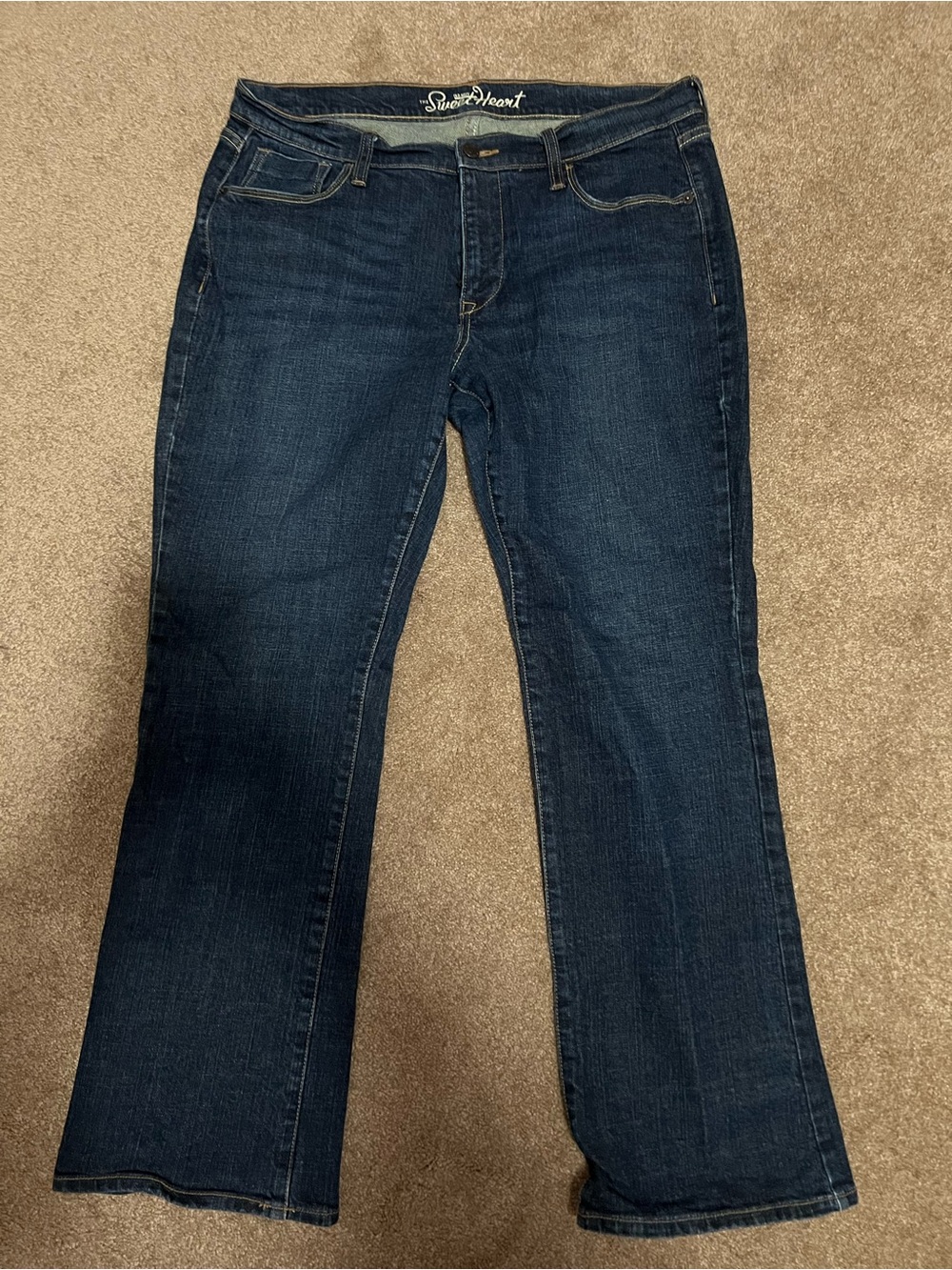 Old Navy Women's Dark Blue Flare Jeans
